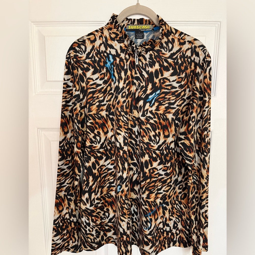 Jamie Sadock Women’s Golf Shirt size Large
